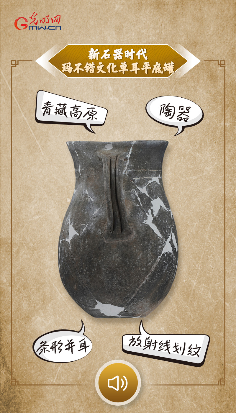 “文物会说话”有声海报｜海拔最高的“渔村”，陶罐只有“一只耳朵”